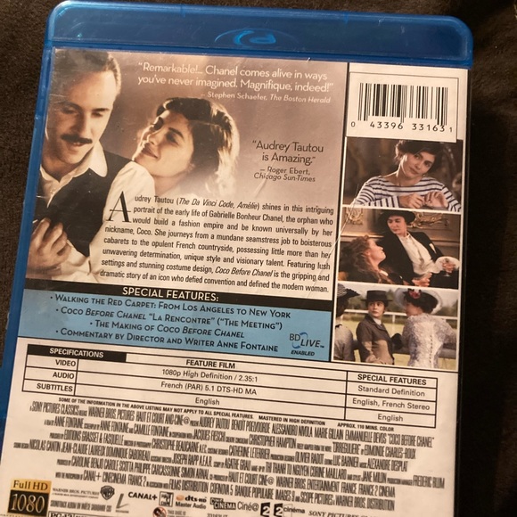 Coco Before Chanel Blu Ray - Picture 3 of 5